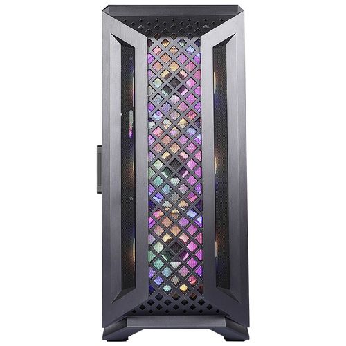 PC interior showing GPU fans and airflow performance