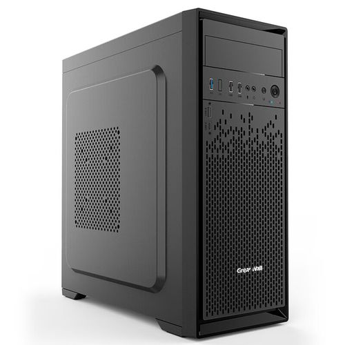 PC case with multiple cooling fans installed