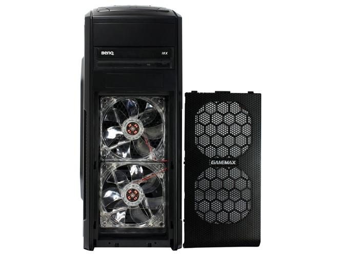High-performance PC hardware in mid-tower case
