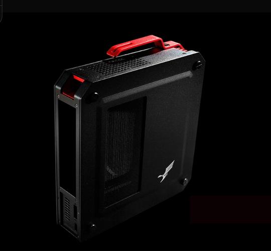 Sleek black mini ITX chassis industrial design
