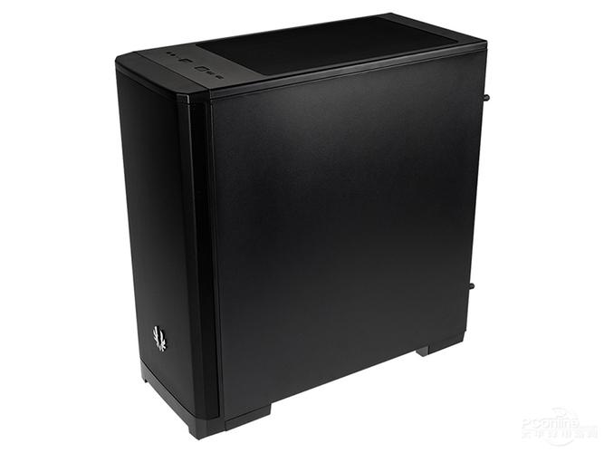 Detailed view of PC case hardware installation