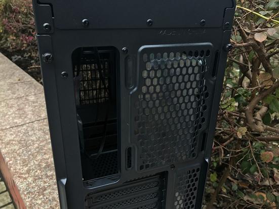 High-end graphics card installed in PC case