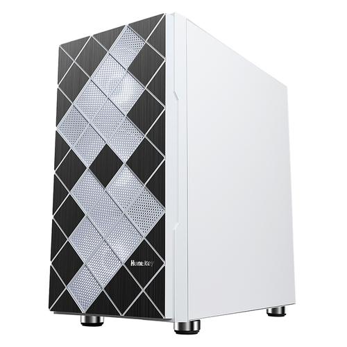 Modern black PC case for budget build recommendation