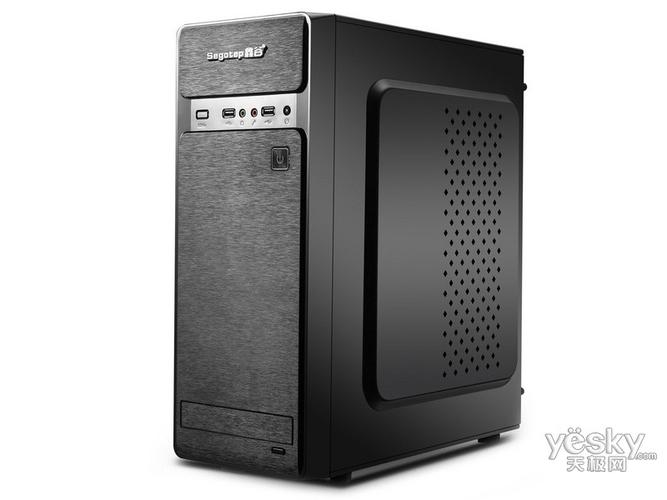 Mid tower case motherboard tray and bays