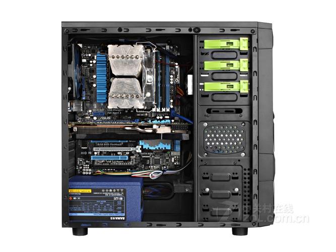 Affordable gaming PC setup with black chassis