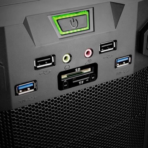 DIY computer build in mesh case for budget gamers