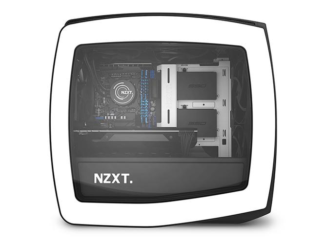 Detailed view of computer case hardware specifications