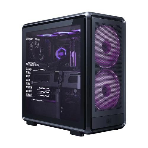 PC case airflow and cooling performance visualization