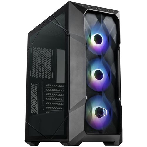 PC case with strong airflow and cooling fans
