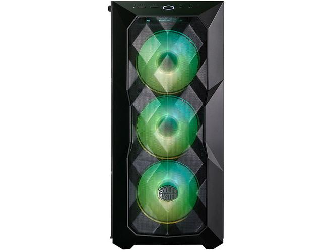 Modern PC build with RGB components