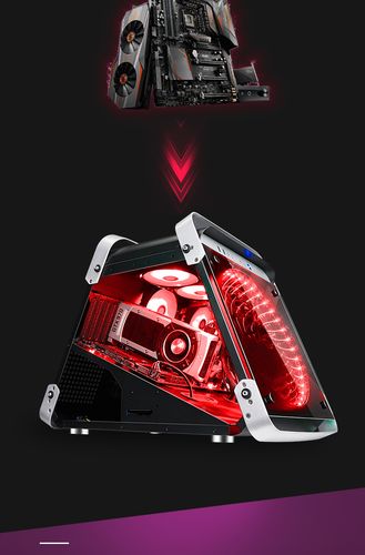 PC case internal components layout ATX