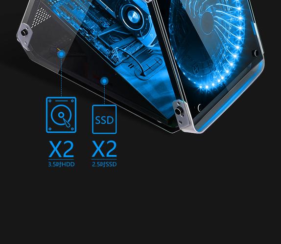 Glowing RGB PC build in transparent case