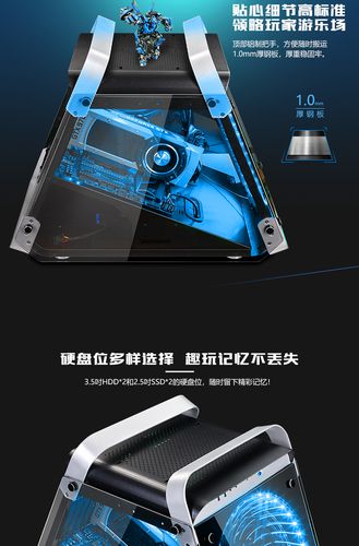 High-tech PC hardware assembly modular case