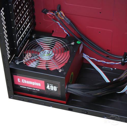 High-performance PC components installed