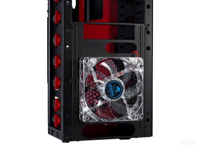 Assembled gaming PC with RGB lighting in case