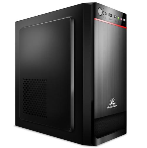 Simple black PC tower for business use