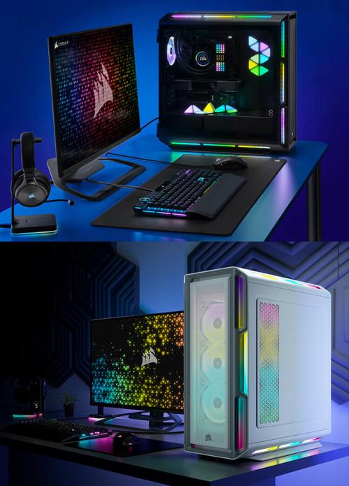 High-end cooling setup in RGB chassis