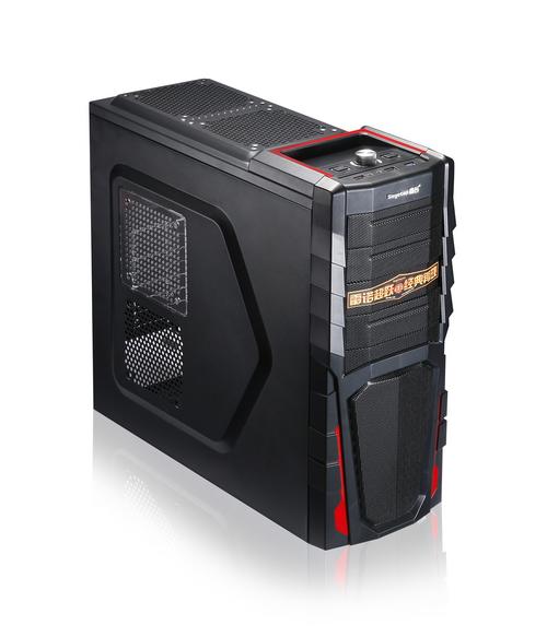 High-performance PC components in chassis