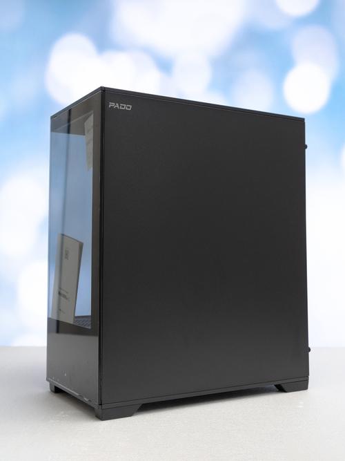 Affordable black glass PC case for budget builds