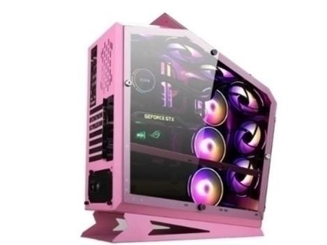 游戏风暴机械战舰攀登者：粉色异形钢板机箱深度评测，599元RGB电竞新选择