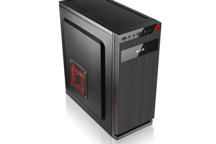 Simple minimalist PC chassis exterior view