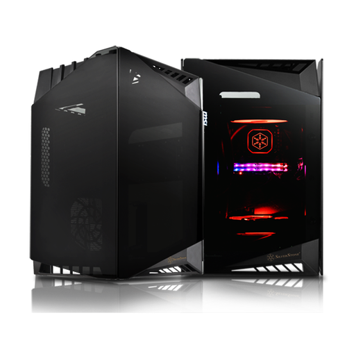 Compact mini ITX chassis with glass panels