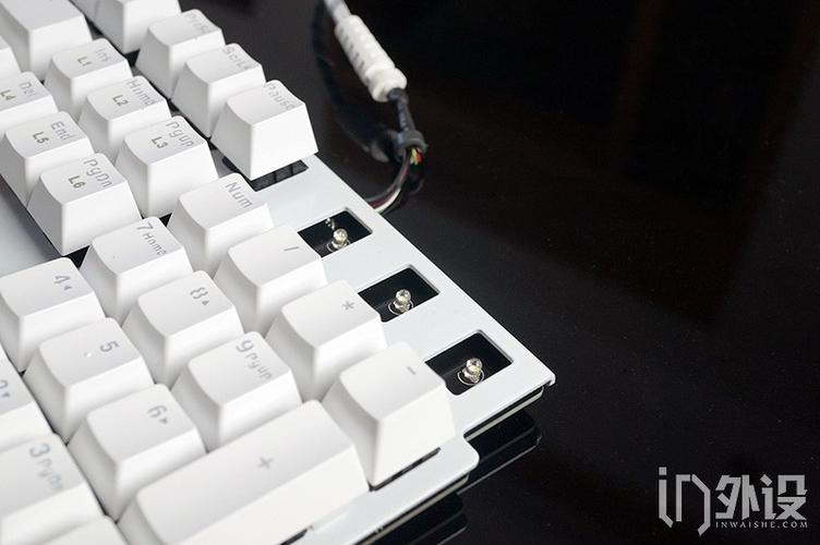 机械键盘青轴特写