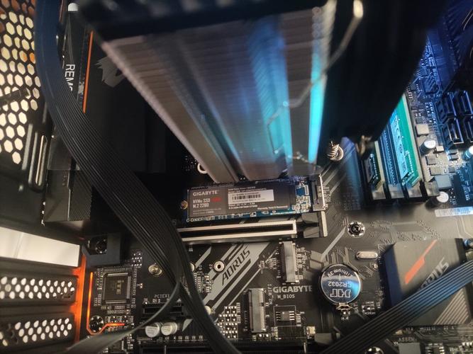 固态硬盘闪存颗粒特写