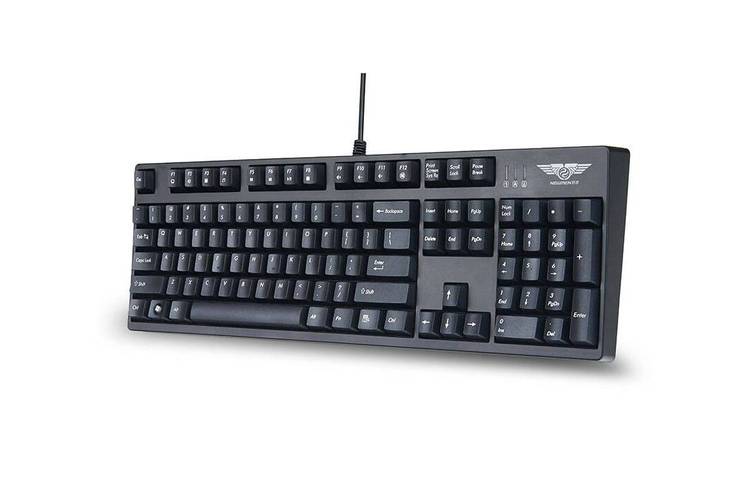 经典回归：新贵C104黑轴机械键盘深度评测，硬核玩家的稳健之选