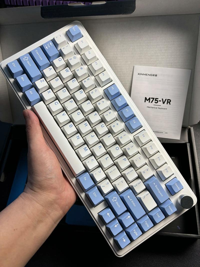 颜值与性能的平衡：新盟M75风信紫侧刻机械键盘深度评测
