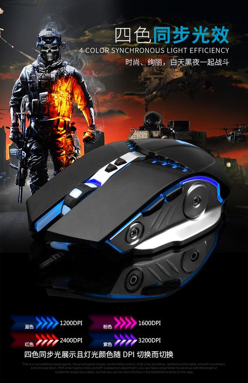 电竞桌面鼠标使用场景