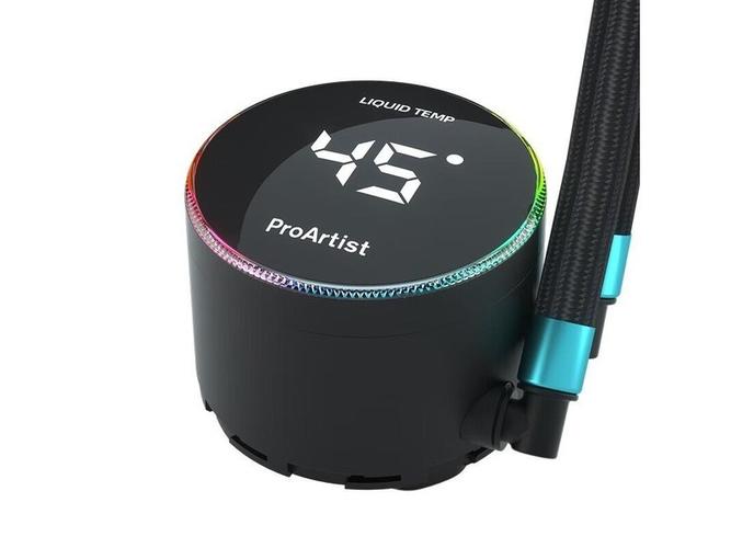 安嵌 GA5/GA3 GA5WHITE 白色ARGB360mm深度评测：2250RPM高转速加持，兼顾颜值与散热潜力