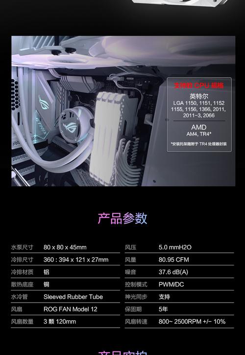 电脑主机内部与散热硬件