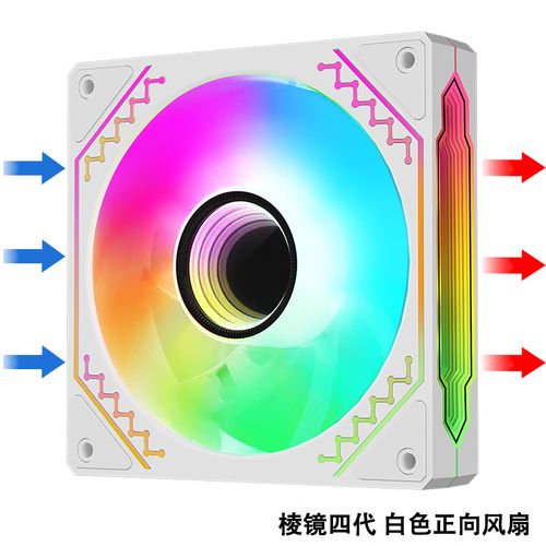 ICE 3Pro 棱镜二代白色正向机箱风扇评测：23元入门价位的安静补风方案