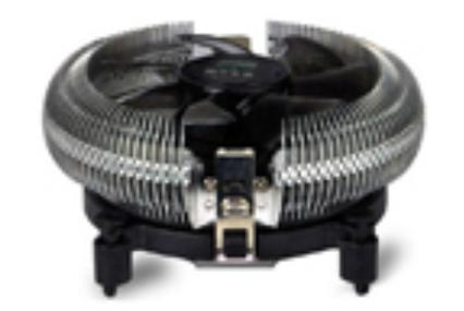 电脑散热与风扇特写