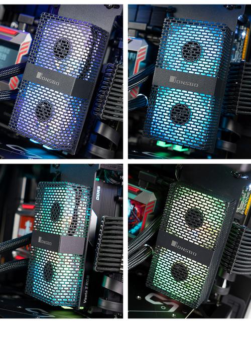 装机完成后的电脑主机展示图