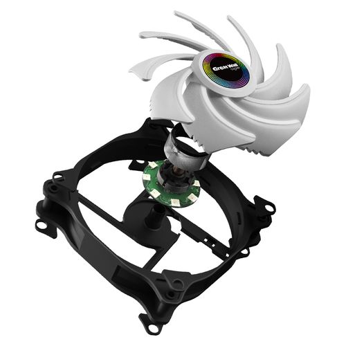 装机电脑与风扇灯效