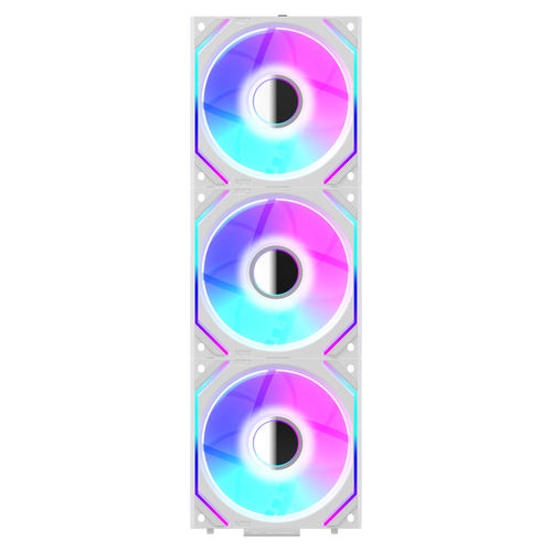 电脑机箱内部灯效展示