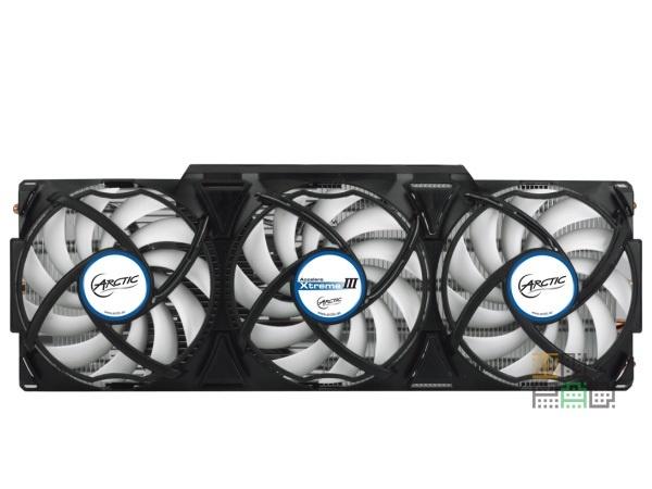 显卡散热结构与风扇特写