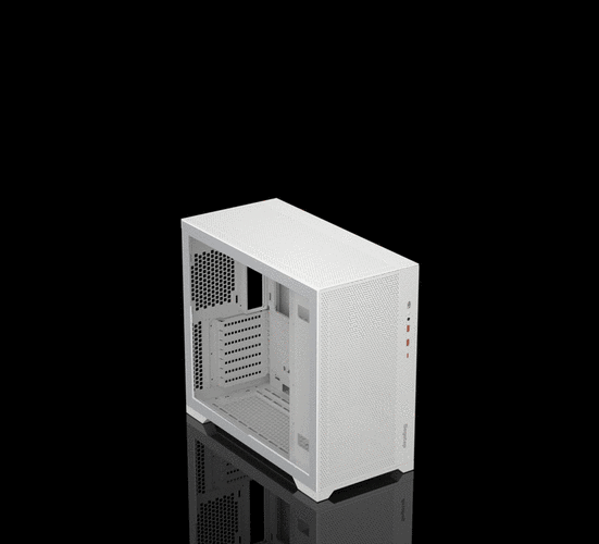 安静办公环境中的电脑硬件图