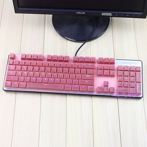 机械键盘按键与轴体特写