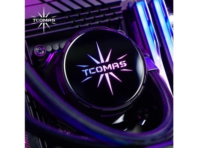 tcomas SJA100E 360 BK Intel 深度评测：360冷排加厚风扇，主打高压静音与全金属质感