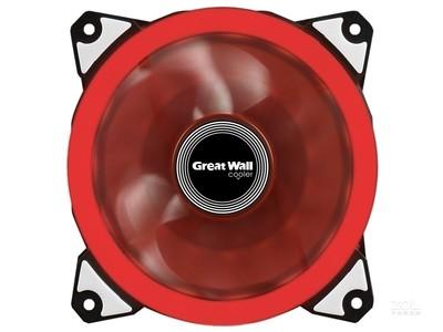 长城炫X120红色风扇评测：29元入门风冷，红色单光与48CFM风量兼顾实用