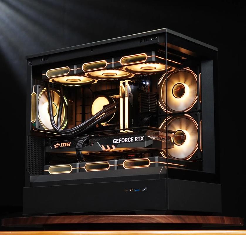 装机与机箱风扇安装场景