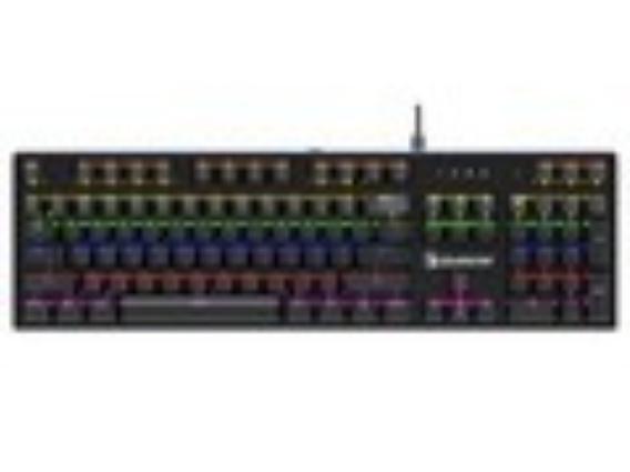 科技桌面环境下的键盘对比场景