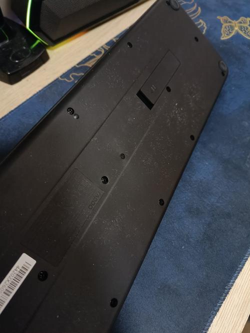 键盘和外设的近景细节