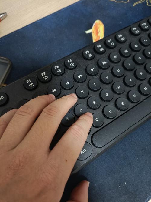 科技风键盘细节特写