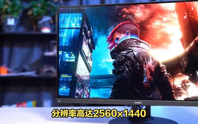 带接口和外设连接的显示设备场景