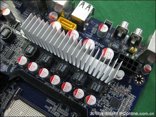 芯片组和主板电路特写