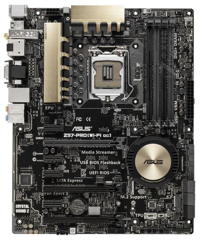 华硕Z97-PRO(WiFi ac)评测:Z97高规格平台、双频Wi-Fi与12相供电的均衡ATX主板